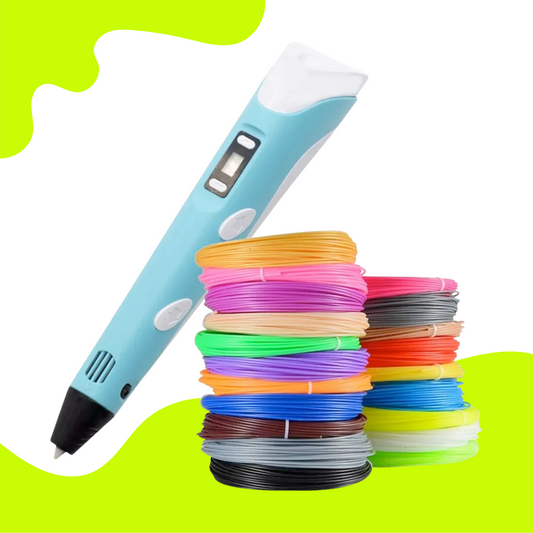 Lápiz 3D + 9 colores para crear en el aire