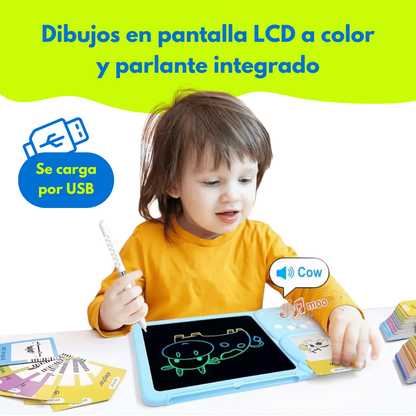 Pizarra mágica interactiva para aprender inglés y español