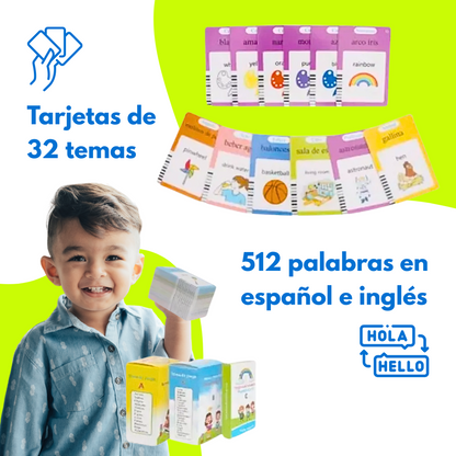 Pizarra mágica interactiva para aprender inglés y español